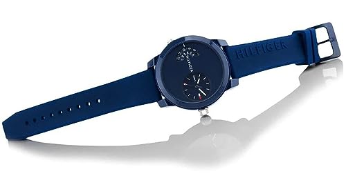 Tommy Hilfiger Denim Blue Dial Blue Rubber Strap Watch for Men - 1791556 Buy Now By Tommy Hilfiger