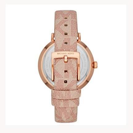Michael Kors Jayne Three Hand Rose Gold Dial Pink Leather Strap Watch For Women - MK7130 Buy Now By Michael Kors