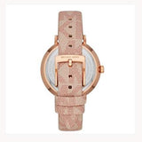 Michael Kors Jayne Three Hand Rose Gold Dial Pink Leather Strap Watch For Women - MK7130 Buy Now By Michael Kors