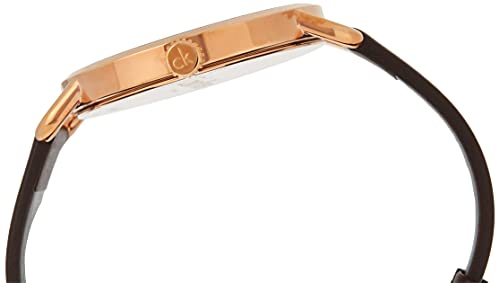 Calvin Klein Even Silver Dial Brown Leather Strap Watch for Men - K7B216G6 Buy Now By Calvin Klein