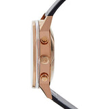 Calvin Klein Post Minimal Chronograph Rose Gold Dial Black Leather Strap Watch for Men - K7627201 Buy Now By Calvin Klein