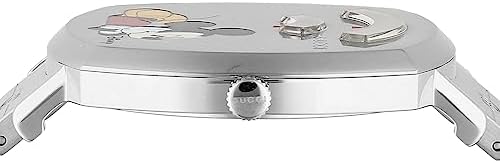 Gucci Grip x Disney Quartz Silver Dial Silver Steel Strap Unisex Watch - YA157419 Buy Now By Gucci