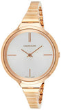 Calvin Klein Lively White Dial Rose Gold Steel Strap Watch for Women - K4U23626 Buy Now By Calvin Klein