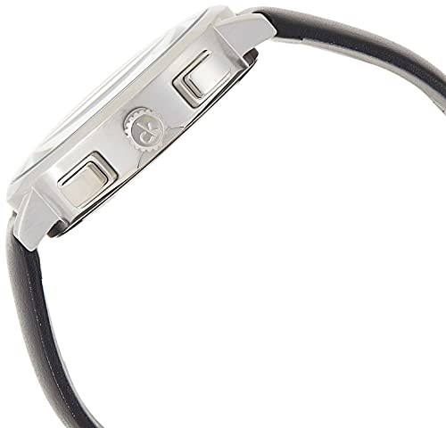 Calvin Klein Posh Black Dial Black Leather Strap Watch for Men - K8Q371C1 Buy Now By Calvin Klein