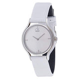 Calvin Klein Skirt White Dial White Leather Strap Watch for Women - K2U231KW Buy Now By Calvin Klein