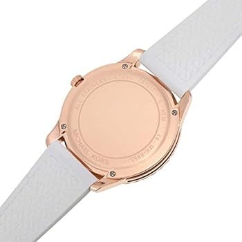 Michael Kors Runway Quartz White Dial White Rubber Strap Watch For Women - MK6853 Buy Now By Michael Kors