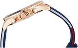 Tommy Hilfiger Bank Multifunction Quartz White Dial Blue Rubber Strap Watch for Men - 1791778 Buy Now By Tommy Hilfiger