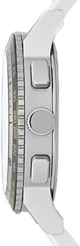 Burberry The City Chronograph Silver Dial White Rubber Strap Watch for Men - BU9810 Buy Now By Burberry