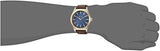 Armani Exchange Nico Quartz Blue Dial Brown Leather Strap Watch For Men - AX2334 Buy Now By Armani Exchange