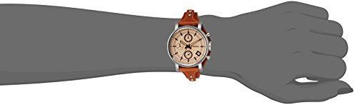 Fossil Original Boyfriend Sport Chronograph Beige Dial Brown Leather Strap Watch for Women - ES4046 Buy Now By Fossil