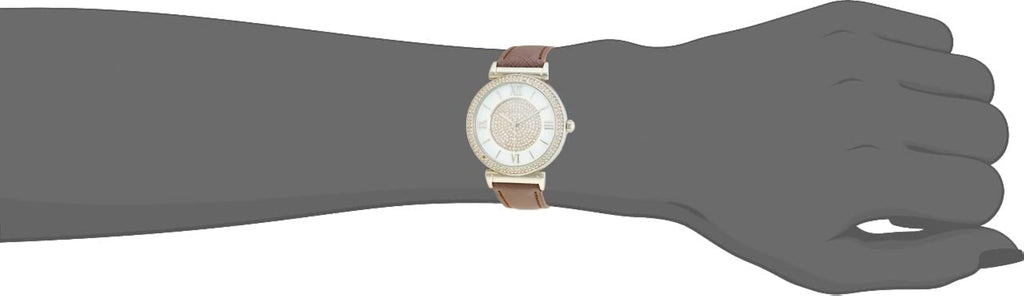 Michael Kors Caitlin Quartz Silver Dial Gray Leather Strap Watch For Women - MK2377 Buy Now By Michael Kors
