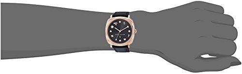 Marc Jacobs Mandy Black Dial Black Leather Strap Watch for Women - MJ1565 Buy Now By Marc Jacobs