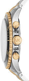 Michael Kors Bayville Chronograph Black Dial Two Tone Steel Strap Watch For Women - MK8872 Buy Now By Michael Kors