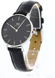 Daniel Wellington Classic Petite Reading Black Dial Black Leather Strap Watch For Women - DW00100179 Buy Now By Daniel Wellington