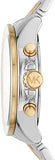 Michael Kors Wren Chronograph Crystals Silver Two Tone Steel Strap Watch for Women - MK6953 Buy Now By Michael Kors