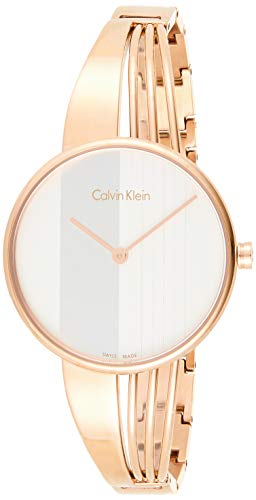 Calvin Klein Drift White Dial Rose Gold Steel Strap Watch for Women - K6S2N616 Buy Now By Calvin Klein
