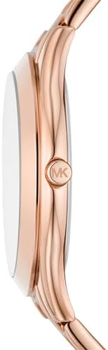 Michael Kors Slim Runway Analog Rose Gold Dial Rose Gold Steel Strap Watch For Women - MK4733 Buy Now By Michael Kors