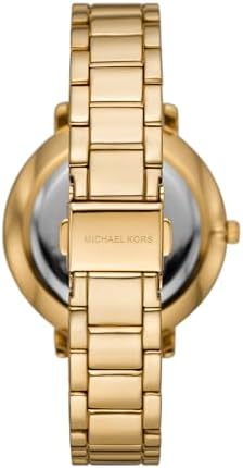 Michael Kors Tibby Multifunction Analog Black Dial Gold Steel Strap Watch for Women - MK4684 Buy Now By Michael Kors