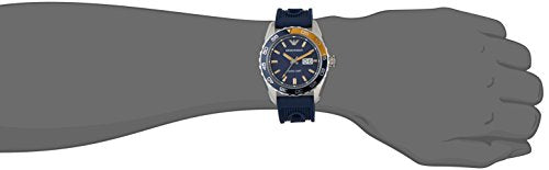 Emporio Armani Sportivo Chronograph Quartz Blue Dial Blue Rubber Strap Watch For Men - AR6045 Buy Now By Emporio Armani
