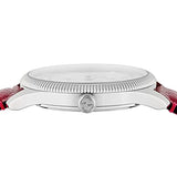 Gucci G Timeless Automatic Silver Dial Red Leather Strap Watch For Men - YA126346 Buy Now By Gucci