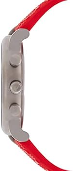 Emporio Armani Luigi Chronograph White Dial Red Rubber Strap Watch For Men - AR11021 Buy Now By Emporio Armani