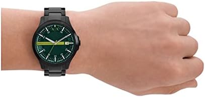 Armani Exchange Hampton Black Dial Black Steel Strap Watch For Men - AX2407 Buy Now By Armani Exchange