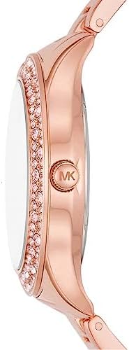 Michael Kors Lilane Quartz Rose Gold Dial Rose Gold Steel Strap Watch For Women - MK1068 Buy Now By Michael Kors