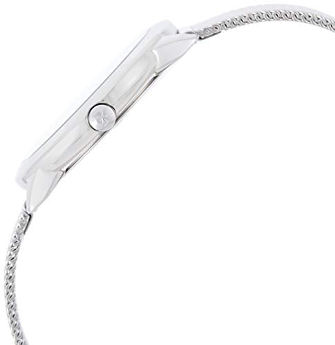 Calvin Klein Minimal Grey Dial Silver Mesh Bracelet Watch for Women - K3M2212X Buy Now By Calvin Klein