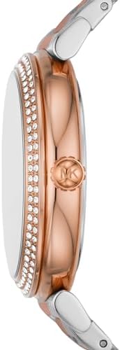 Michael Kors Abbey Three-Hand White Dial Two Tone Steel Strap Watch for Women - MK4616 Buy Now By Michael Kors