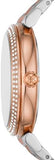 Michael Kors Abbey Three-Hand White Dial Two Tone Steel Strap Watch for Women - MK4616 Buy Now By Michael Kors