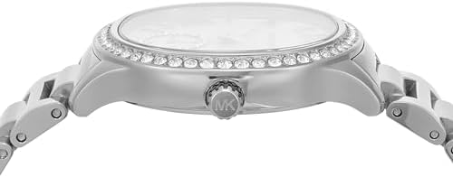 Michael Kors Sage Three-Hand White Dial Silver Steel Strap Watch for Women - MK4807 Buy Now By Michael Kors