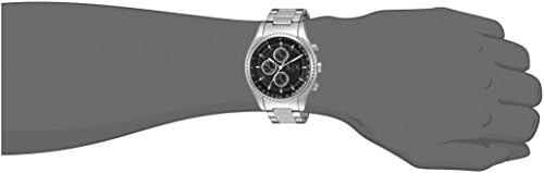 Armani Exchange The Driver Chronograph Black Dial Silver Steel Strap Watch For Men - AX1612 Buy Now By Armani Exchange
