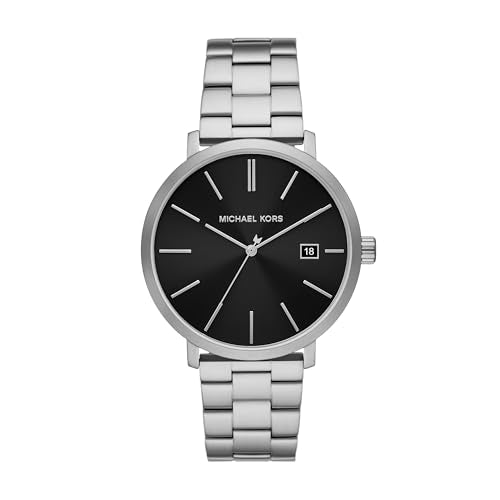 Michael Kors Blake Quartz Black Dial Silver Steel Strap Watch for Men - MK9133 Buy Now By Michael Kors