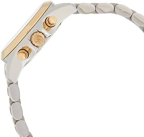 Michael Kors Bradshaw Chronograph Silver Dial Two Tone Steel Strap Watch For Women - MK5912 Buy Now By Michael Kors