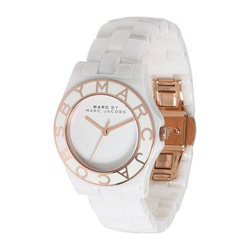 Marc Jacobs Blade White Dial White Ceramic Strap Watch for Women - MBM9502 Buy Now By Marc Jacobs