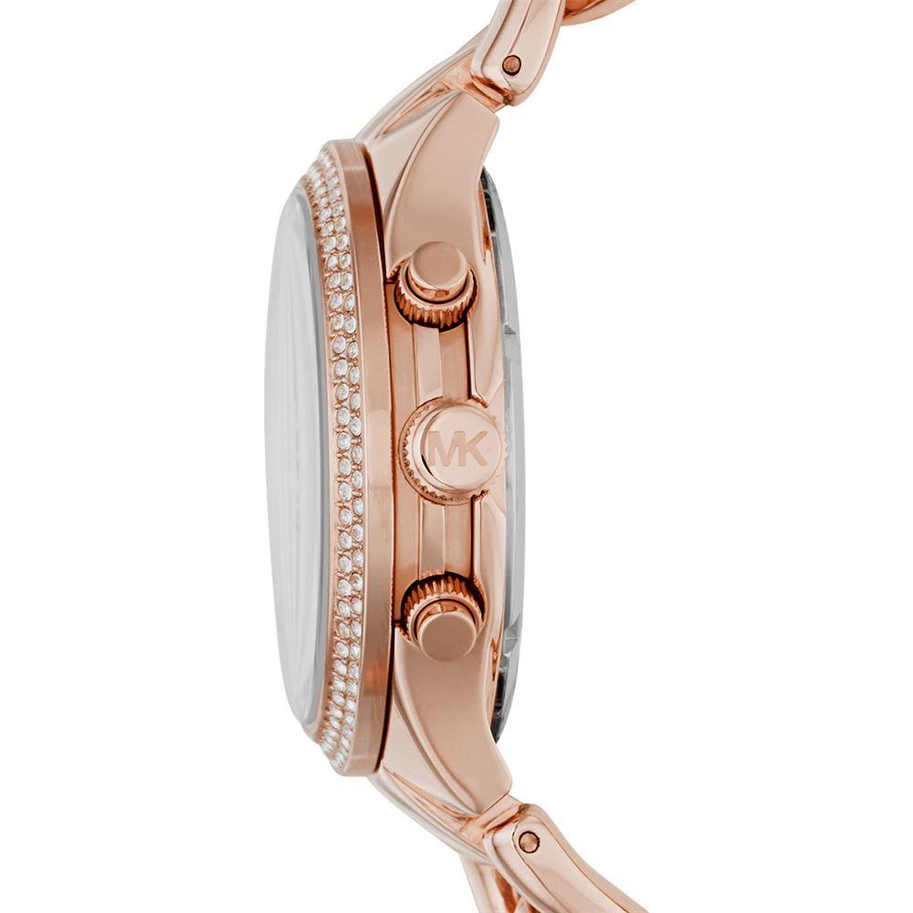 Michael Kors Runway Rose Gold Dial Rose Gold Steel Strap Watch for Women - MK3247 Buy Now By Michael Kors