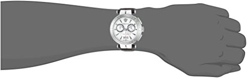 Versace Aion Chronograph White Dial Brown Leather Strap Watch for Men - VBR010017 Buy Now By Versace