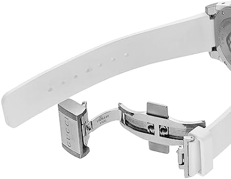 Gucci Dive Tiger White Dial White Rubber Strap Watch For Men - YA136329 Buy Now By Gucci