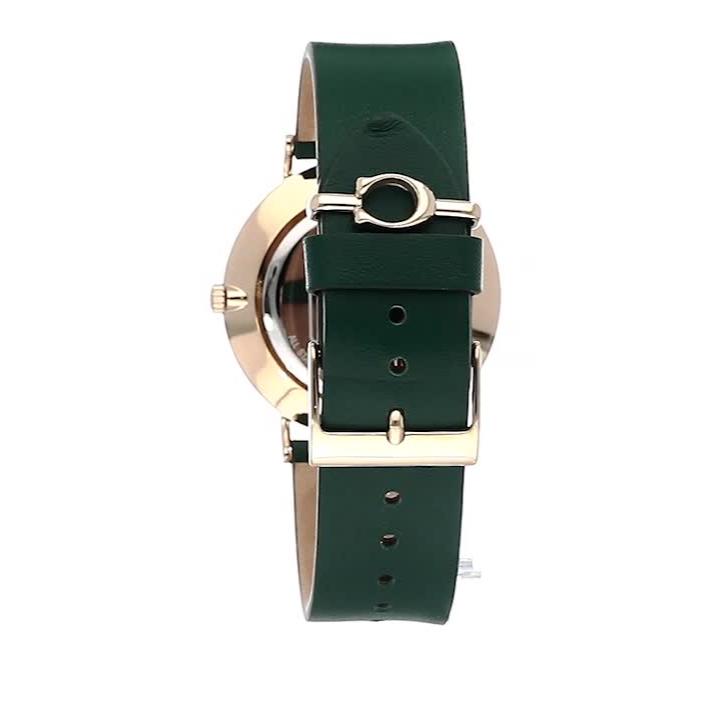 Coach Green Dial Green Leather Strap Watch for Women - 14503383 Buy Now By Coach