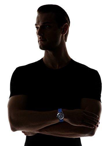 Burberry The City Sport Chronograph Black Dial Blue Rubber Strap Watch For Men - BU9807 Buy Now By Burberry