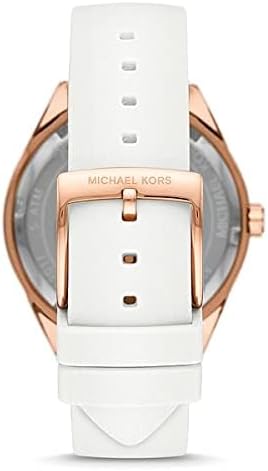 Michael Kors Oversized Sport Quartz White Dial White Rubber Strap Watch For Women - MK6945 Buy Now By Michael Kors