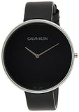 Calvin Klein Full Moon Black Dial Black Leather Strap Watch for Women - K8Y231C1 Buy Now By Calvin Klein