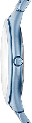 Michael Kors Slim Runway Blue Dial Blue Steel Strap Watch For Women - MK4548 Buy Now By Michael Kors