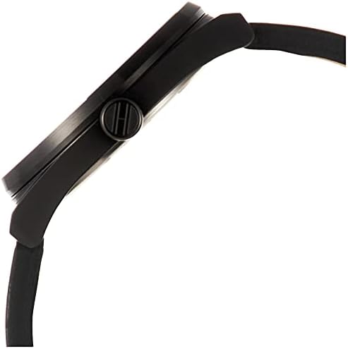 Tommy Hilfiger Monogram Pop Quartz Black Dial Black Leather Strap Watch For Men - 1791773 Buy Now By Tommy Hilfiger