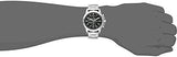 Fossil Dean Chronograph Black Dial Silver Steel Strap Watch for Men - FS4542