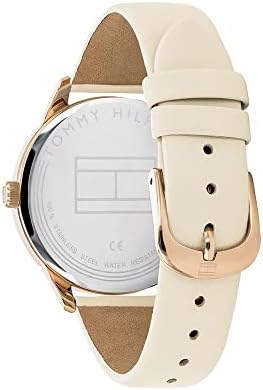 Tommy Hilfiger Brooke Quartz White Dial Cream Leather Strap Watch for Women - 1782022 Buy Now By Tommy Hilfiger
