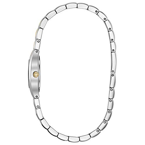 Bulova Classic White Dial Two Tone Steel Strap Watch for Women - 98T84 Buy Now By Bulova