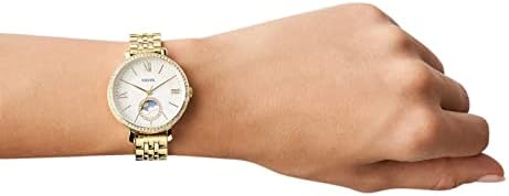 Fossil Jacqueline Moonphase Mother of Pearl Dial Gold Steel Strap Watch for Women - ES5167 Buy Now By Fossil
