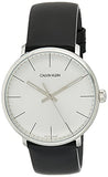 Calvin Klein High Noon Quartz White Dial Black Leather Strap Watch for Men - K8M211C6 Buy Now By Calvin Klein