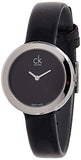 Calvin Klein Firm Black Dial Black Leather Strap Watch for Women - K3N231C1 Buy Now By Calvin Klein